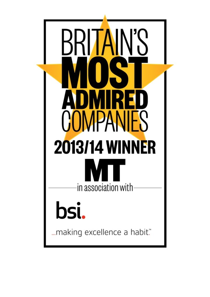 Derwent London again in top 10 in Britain's Most Admired Companies awards 2013